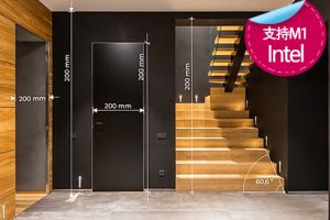 FCPX 中文汉化版 15款线条长宽高距离角度尺寸标注测绘效果插件 支持M1 M2 M3