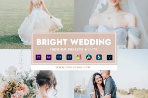 LUTS预设 10组明亮色调婚礼图片视频调色预设 BRIGHT WEDDING