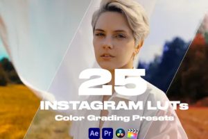 LUTS预设 25组社交网红流行风格化调色滤镜 Colorify Ins LUTs