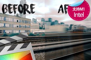 FCPX插件-视频运动模糊丝滑插件 Ryan Nangle – Motion Blur